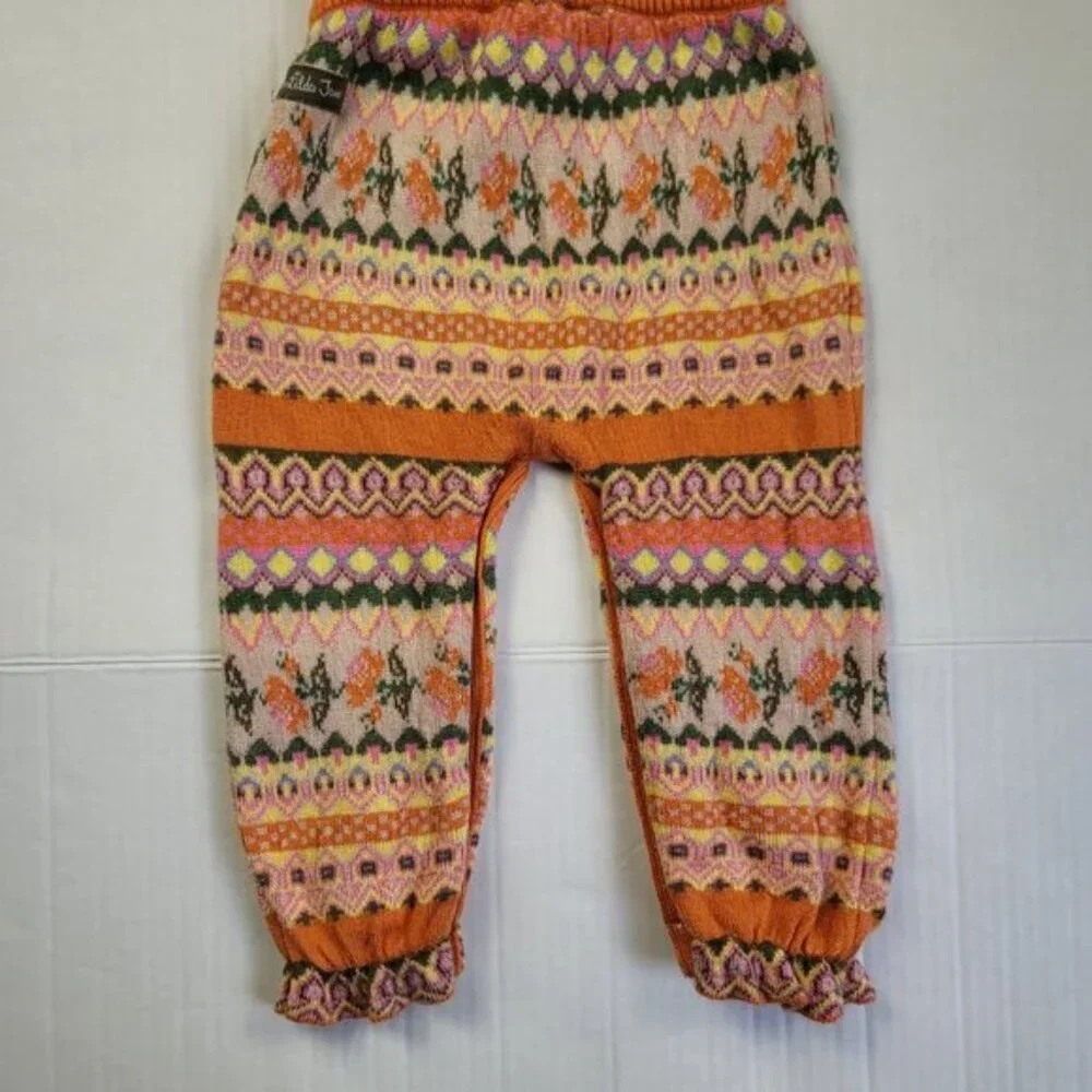 Matilda Jane Pumpkin Pie Romper Girls Size 6-12M Fall Knit One Piece